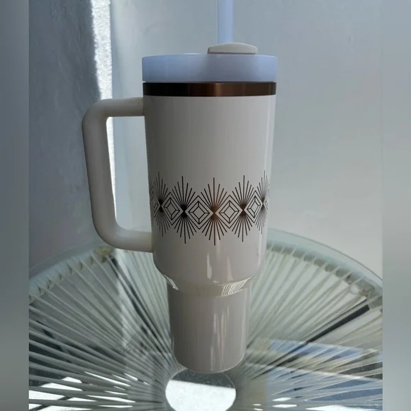 Stanley Cream 40 oz. Travel Mug - Picture 2 of 5